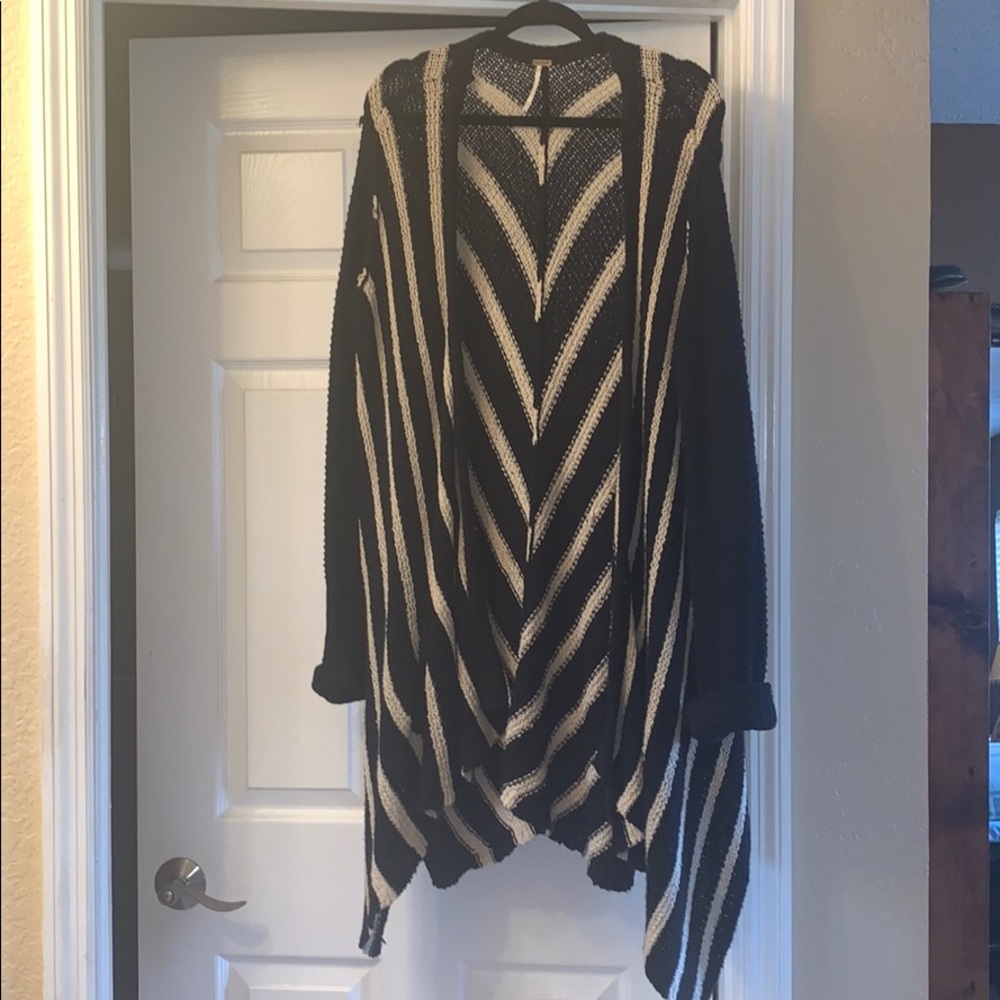 Free People Chevron Cardigan